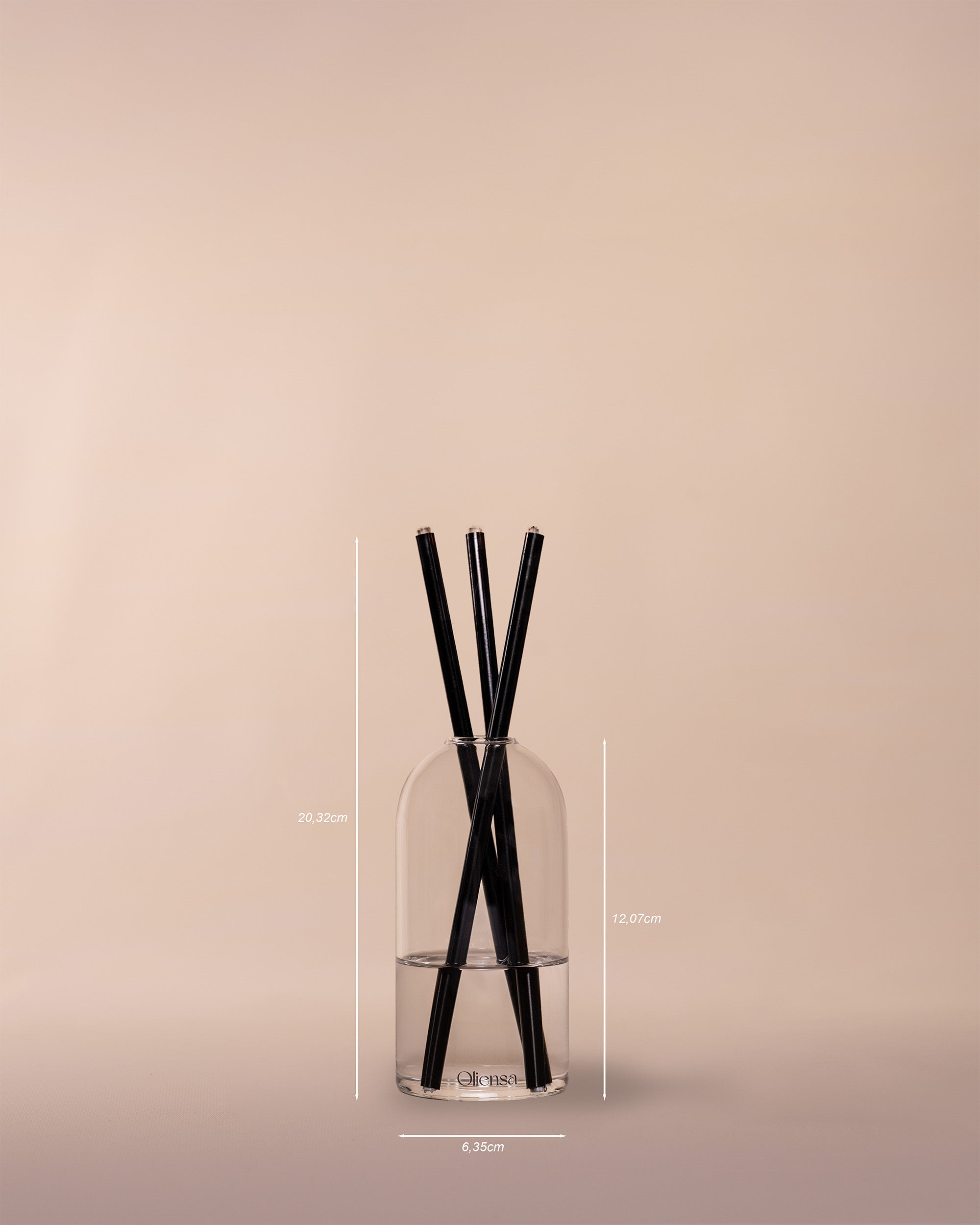 Packshot Świeca eternal black crystal - wymiary