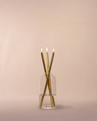 Packshot Świeca eternal crystal gold - rozpalona