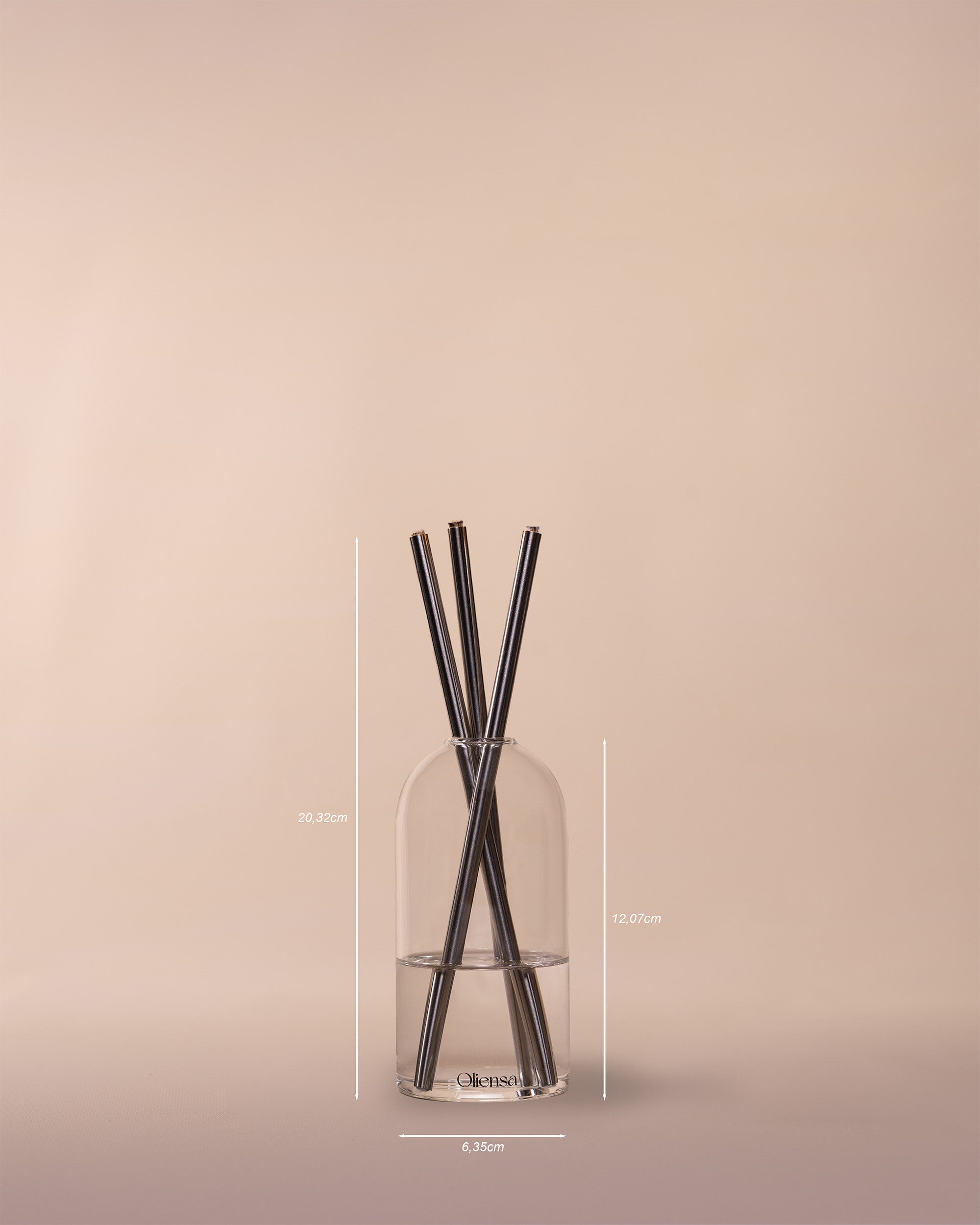 Packshot Świeca eternal crystal silver - wymiary