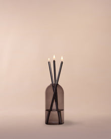 Packshot Świeca eternal mist silver - rozpalona