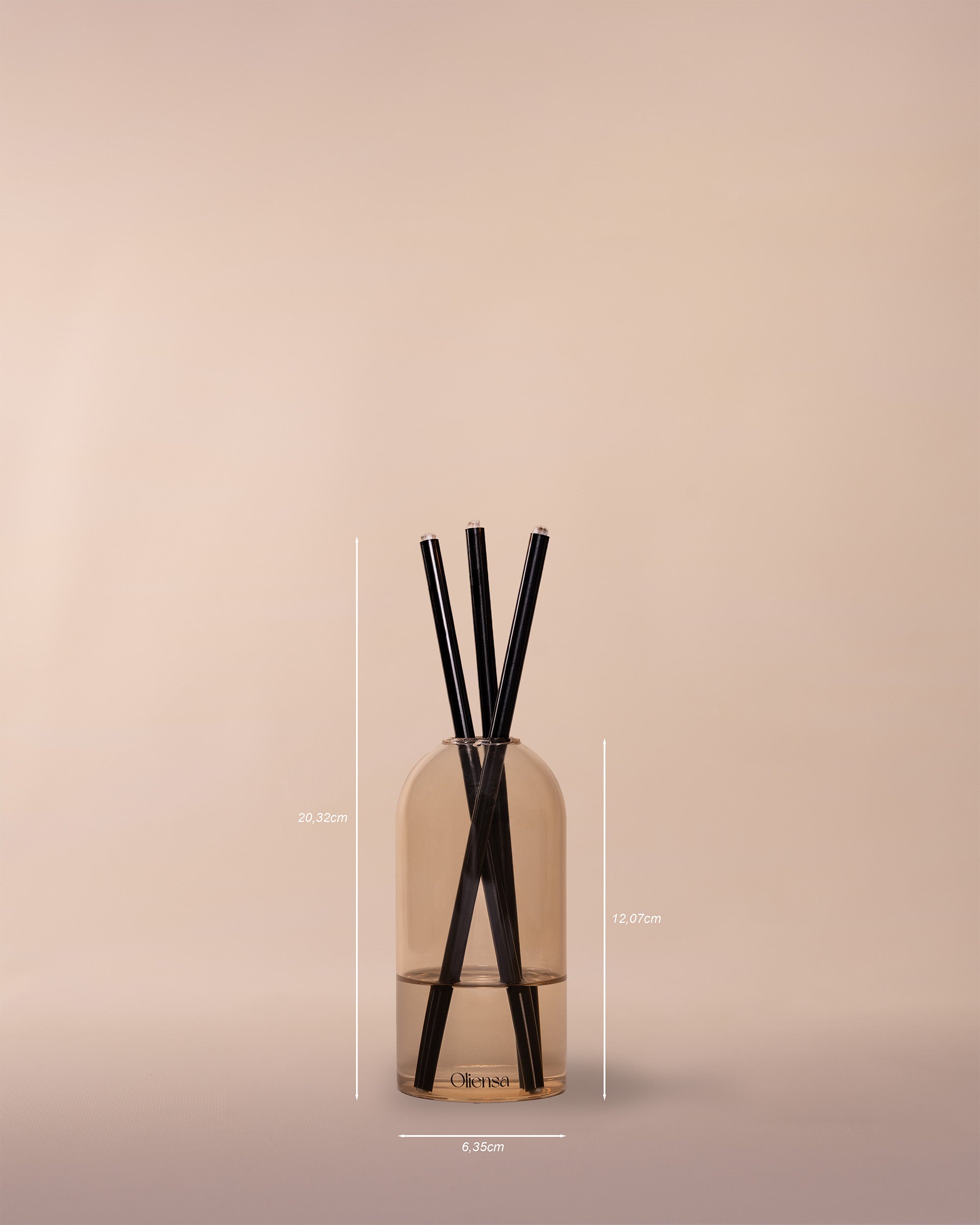 Packshot Świeca eternal black sand - wymiary