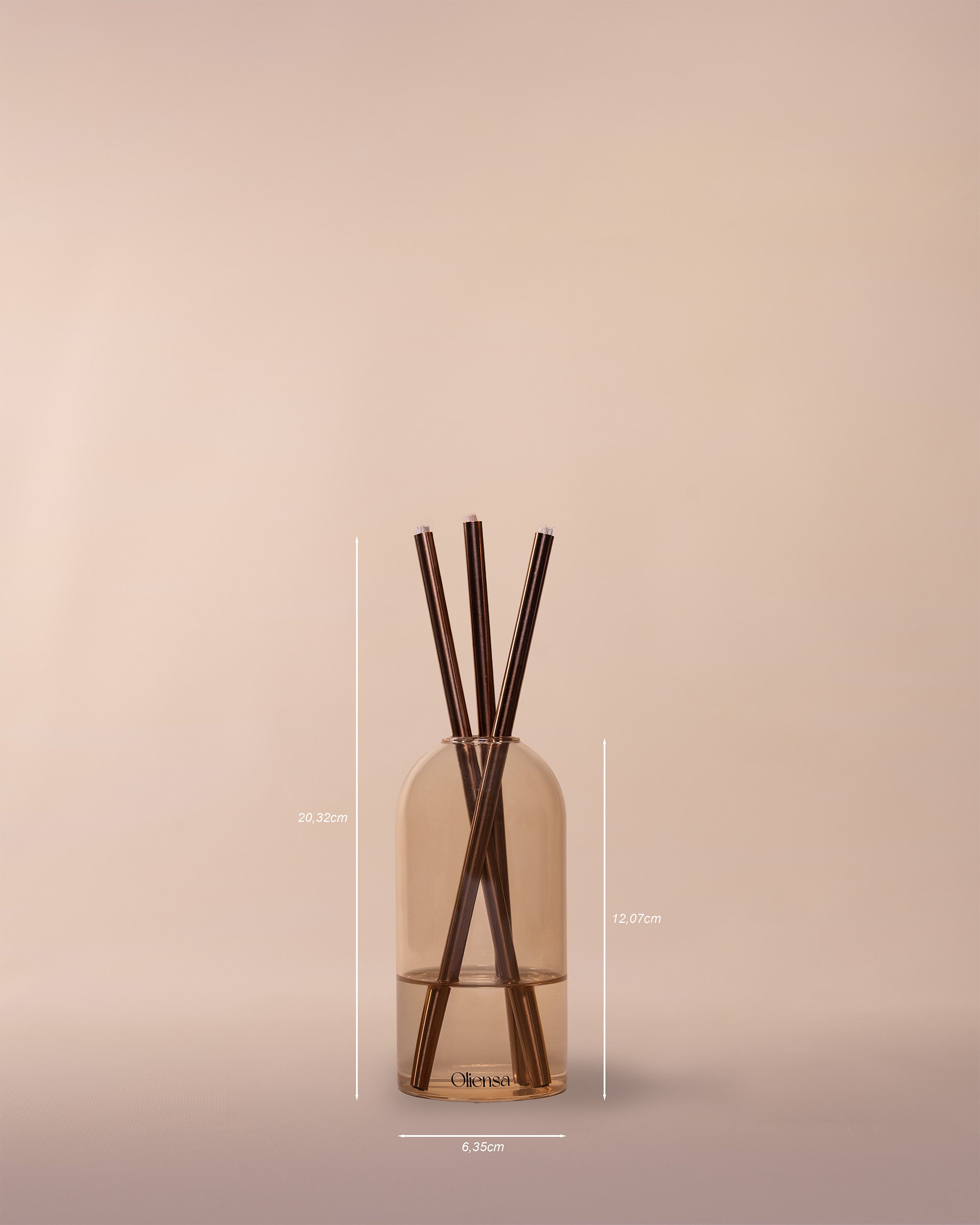 Packshot Świeca eternal copper sand - wymiary